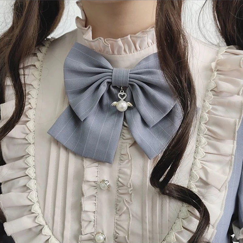 MAGOGO Sweet Vintage Lolita Dress Women Long Sleeve Costume Kawaii Loose New Cute Bow Japanese Style Dress For Girls INS Hot