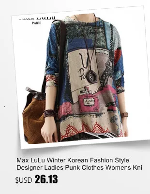 Amax luluE Brand Korean Luxury 2024 Winter Ladies Long Pullovers Womens Vintage Printed Knitted Sweaters Warm Turtleneck Clothes