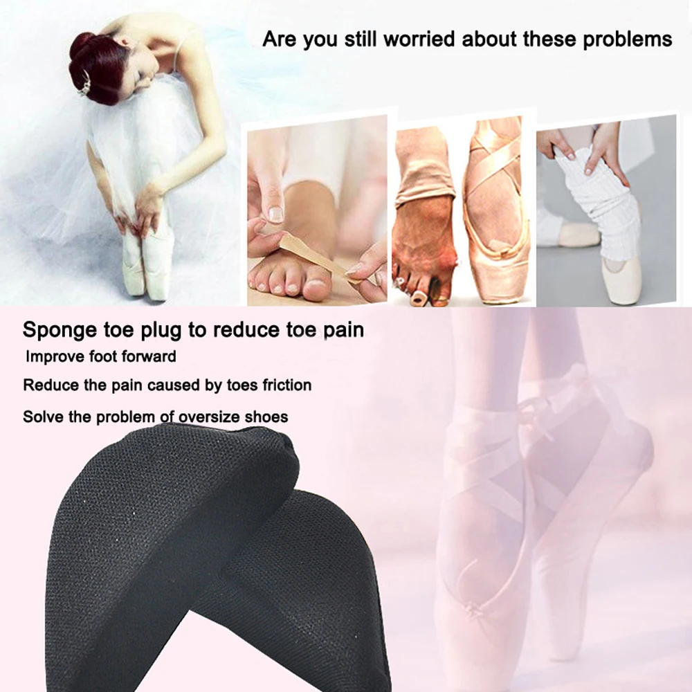 Forefoot Insert Toe Pads for Women High Heels Shoes Accessories Sponge Shoe Filler for Reducing Shoe Size And Feet Pain Relief