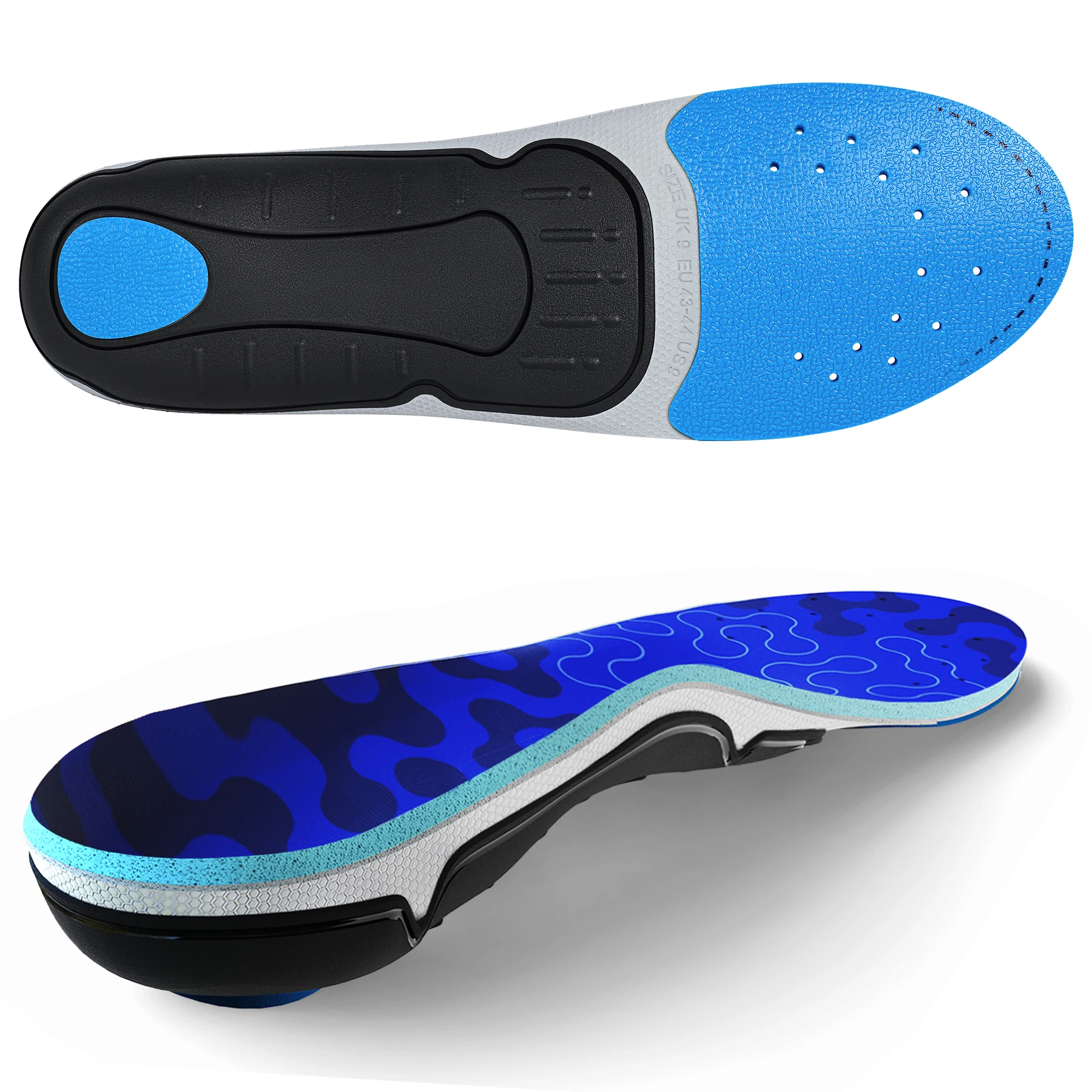 Orthopedic Plantillas Arch Support Insoles Men Women Sneakers Plantar Fasciitis,Flat Feet Orthotic Inserts Sports Shoe Sole