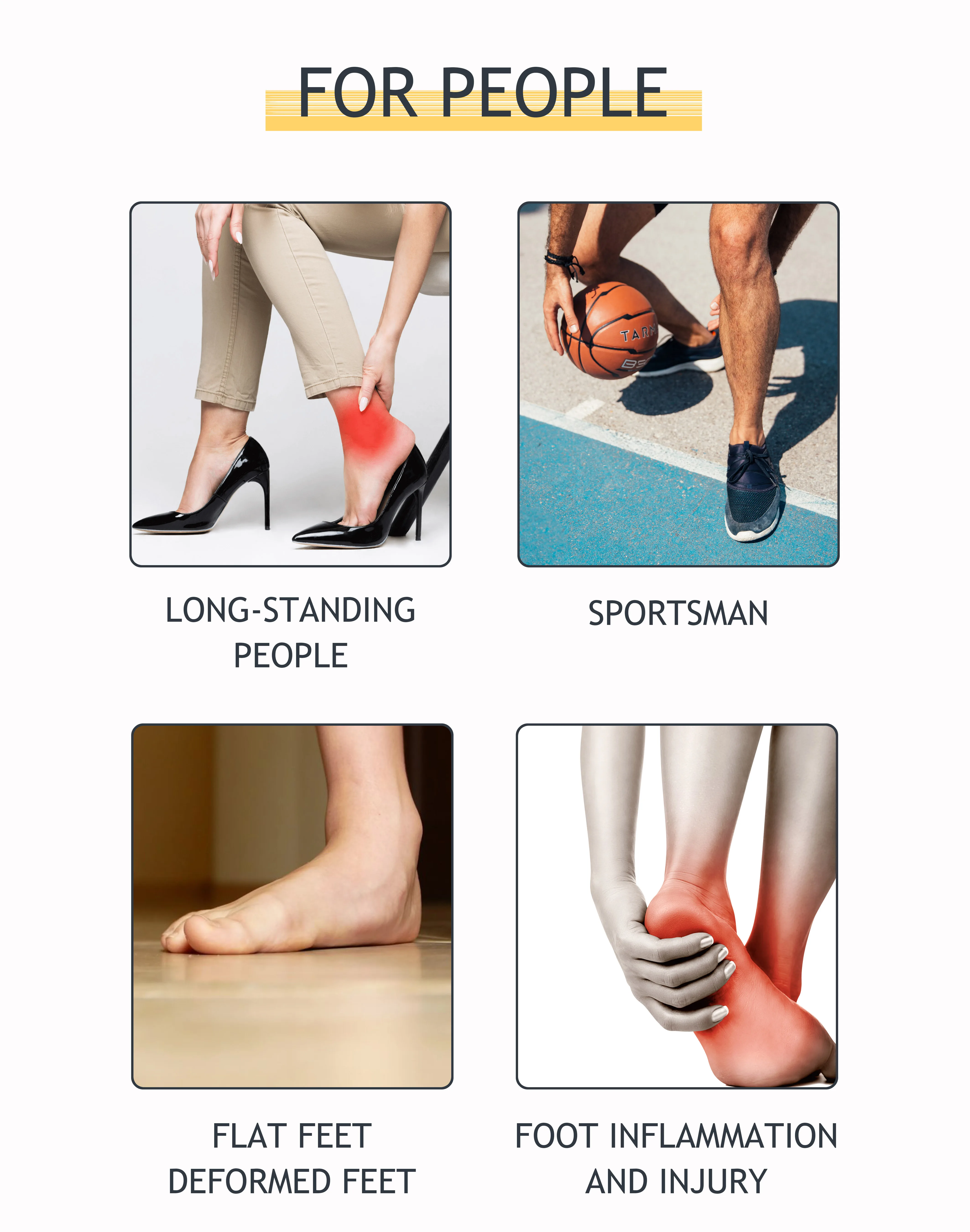 Orthopedic Plantillas Arch Support Insoles Men Women Sneakers Plantar Fasciitis,Flat Feet Orthotic Inserts Sports Shoe Sole