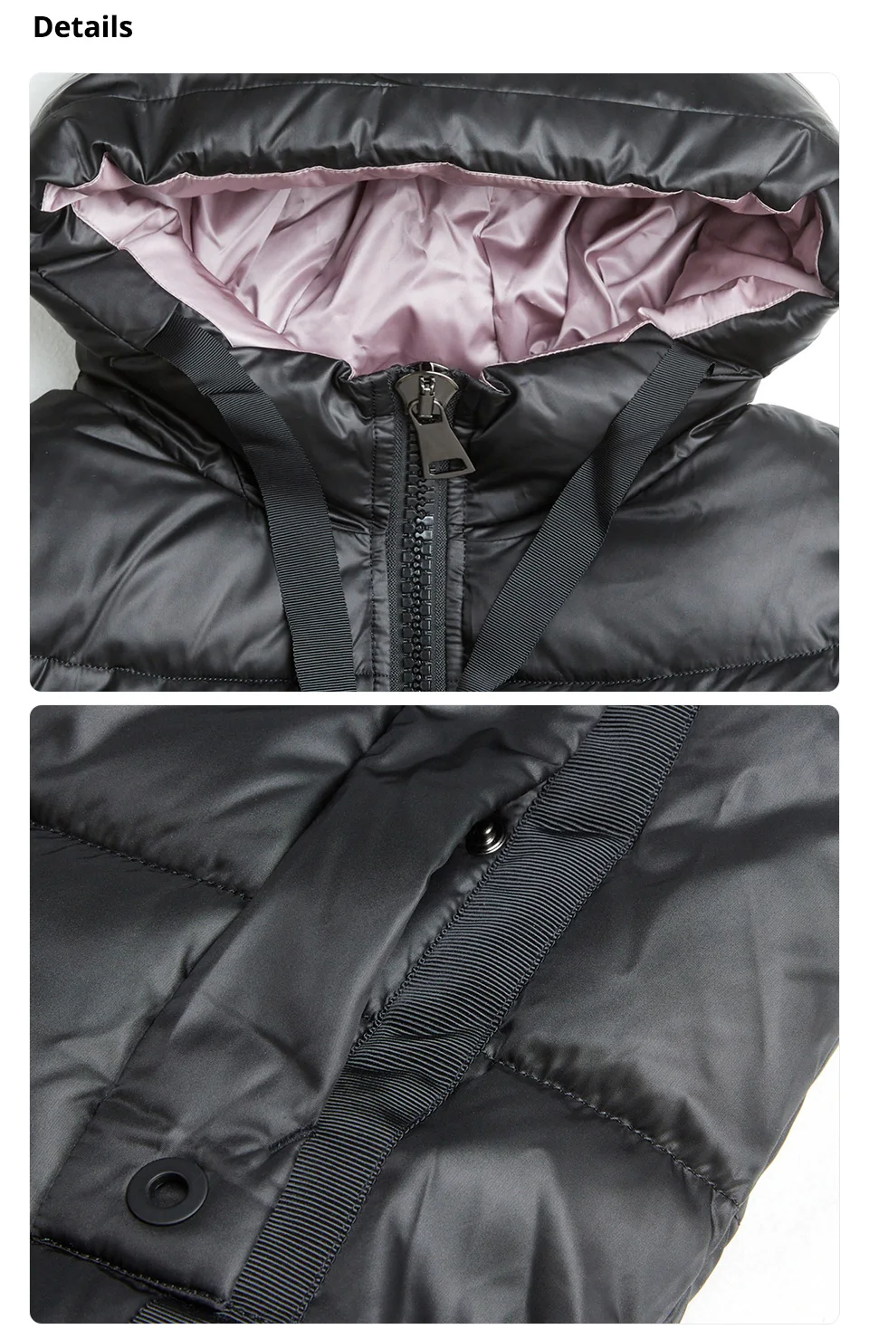 GASMAN 2022 Women's down jacket Long hooded fashion brand  coat women high street Quality Color contrast Windproof parkas 21792
