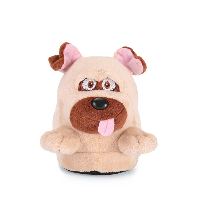 Tyrannosaurus Rex Plush Slippers For Men And Women Winter Cartoon Animals Indoor Cotton Shoes Home Warm Slippers Floor Shoes