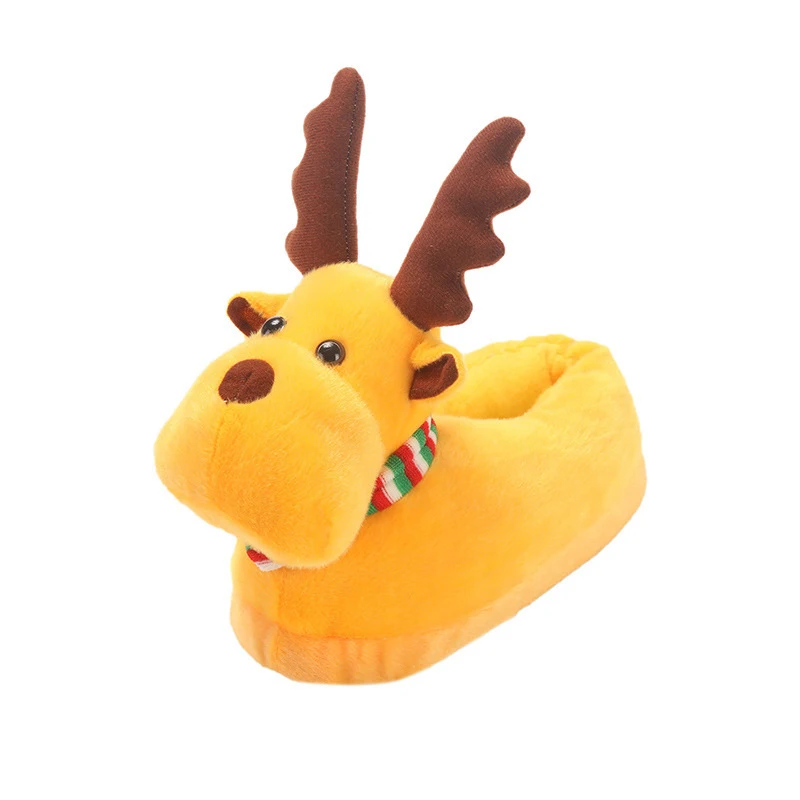 Tyrannosaurus Rex Plush Slippers For Men And Women Winter Cartoon Animals Indoor Cotton Shoes Home Warm Slippers Floor Shoes