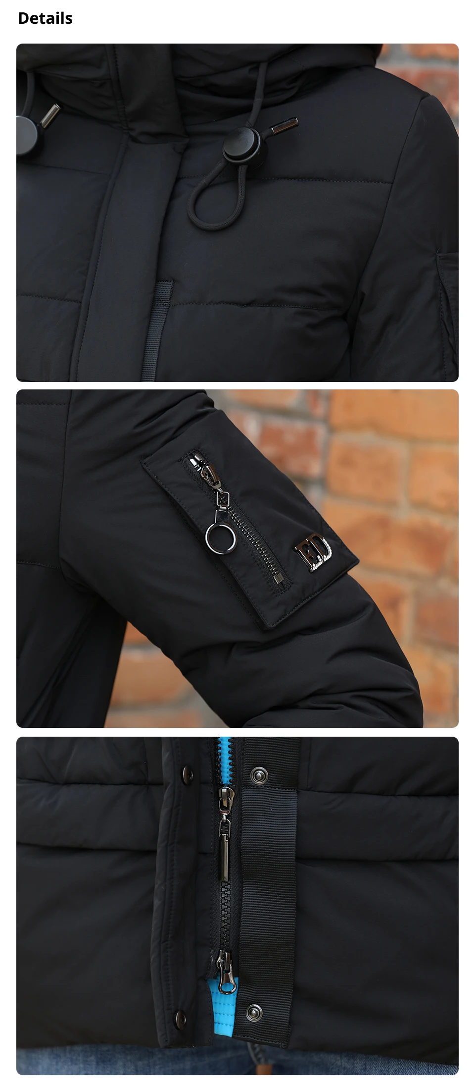 GASMAN 2022 New Fashion Parkas Women's Stand Collar Short Slim Casual Hood Pocket Warm Women Down Jacket GM-82175