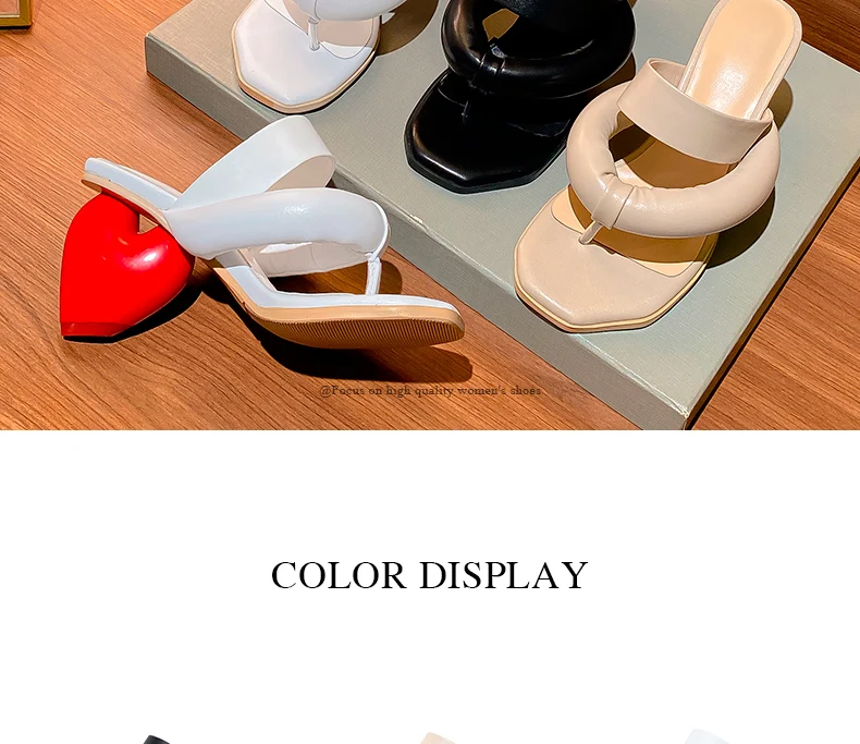 New 2022 Sexy Summer Japanese Style High Heels Open Toe Black White Apricot Dress Party Casual Female Slippers flip flops Shoes
