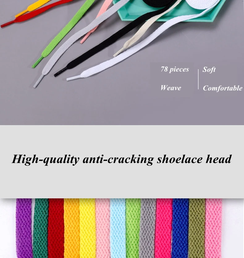1Pair 36Colors Air Force OneAJ1 Shoelaces for Sneakers Flat Classic Original Solid White Black Shoe Lace Basketball Sports Laces