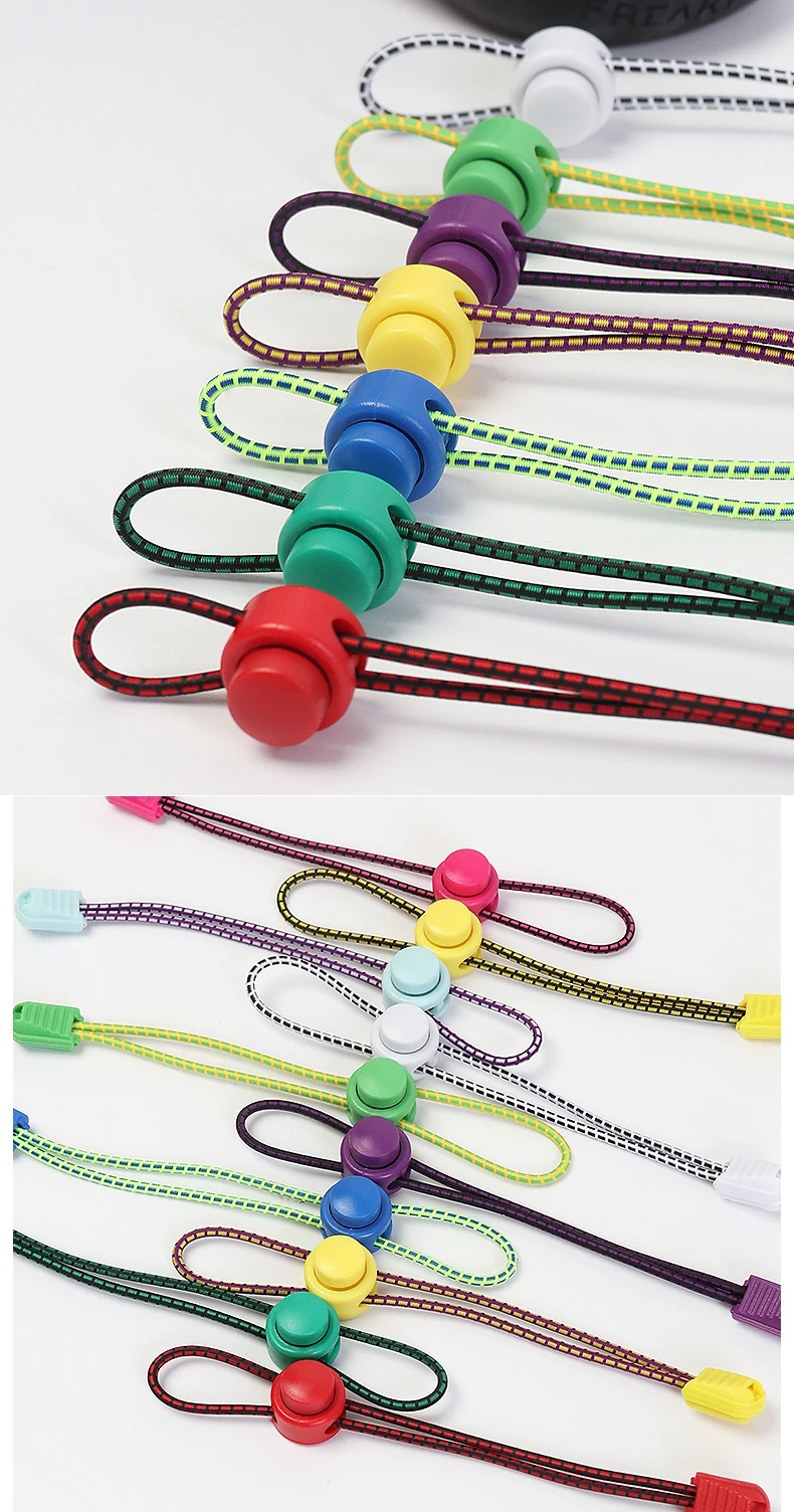 Strong Reflective Shoelaces Elastic Used For Sneakers No Tie Shoe Laces Spring Press Lock Convenient and Fast Lazy Shoelace