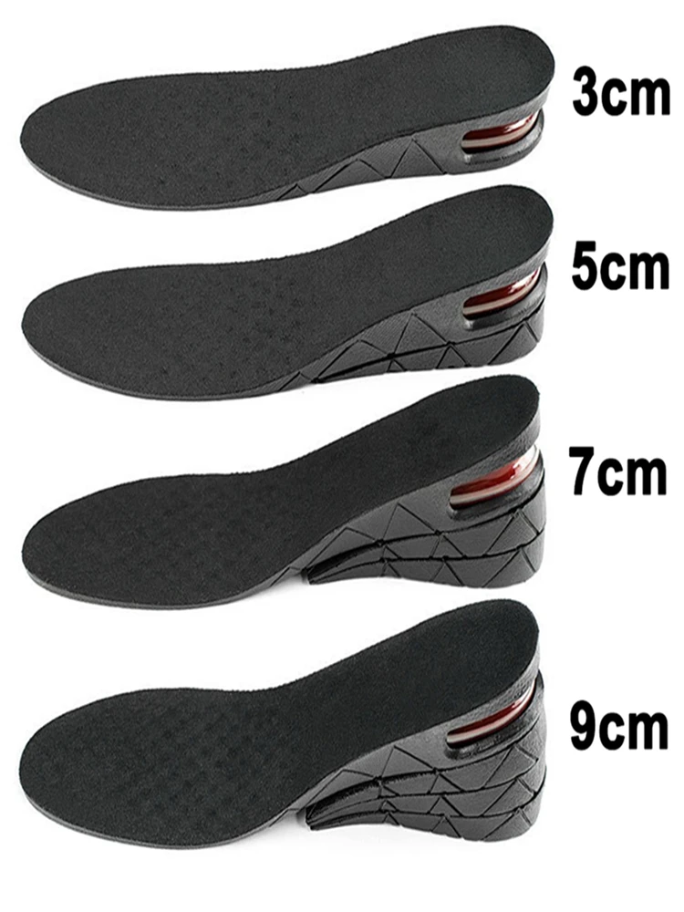 New Foot Pad Invisible Insole Cut Shoe Heel Insert Taller Support Absorbing Increase Height Heightening Cushion Lift Adjustable