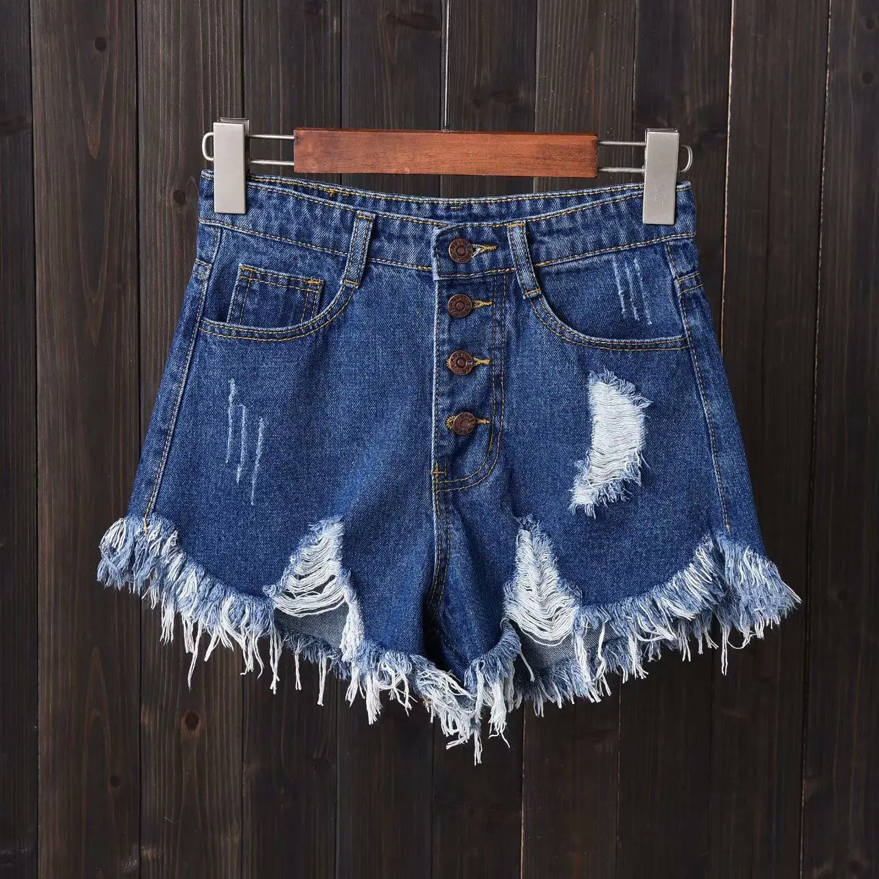 Casual Sexy Fashion Vintage Short Pants Women's Summer Clothing Jean Denim Shorts Female High Waist Ripped Aesthetic Korean 2025