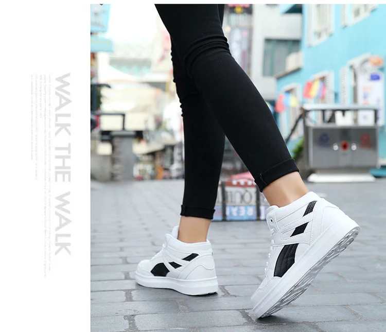 Spring Fashion Casual Shoes Men White Sneakers Breathable High top Flats Skateboarding Shoes 2025 New Unisex man shoes
