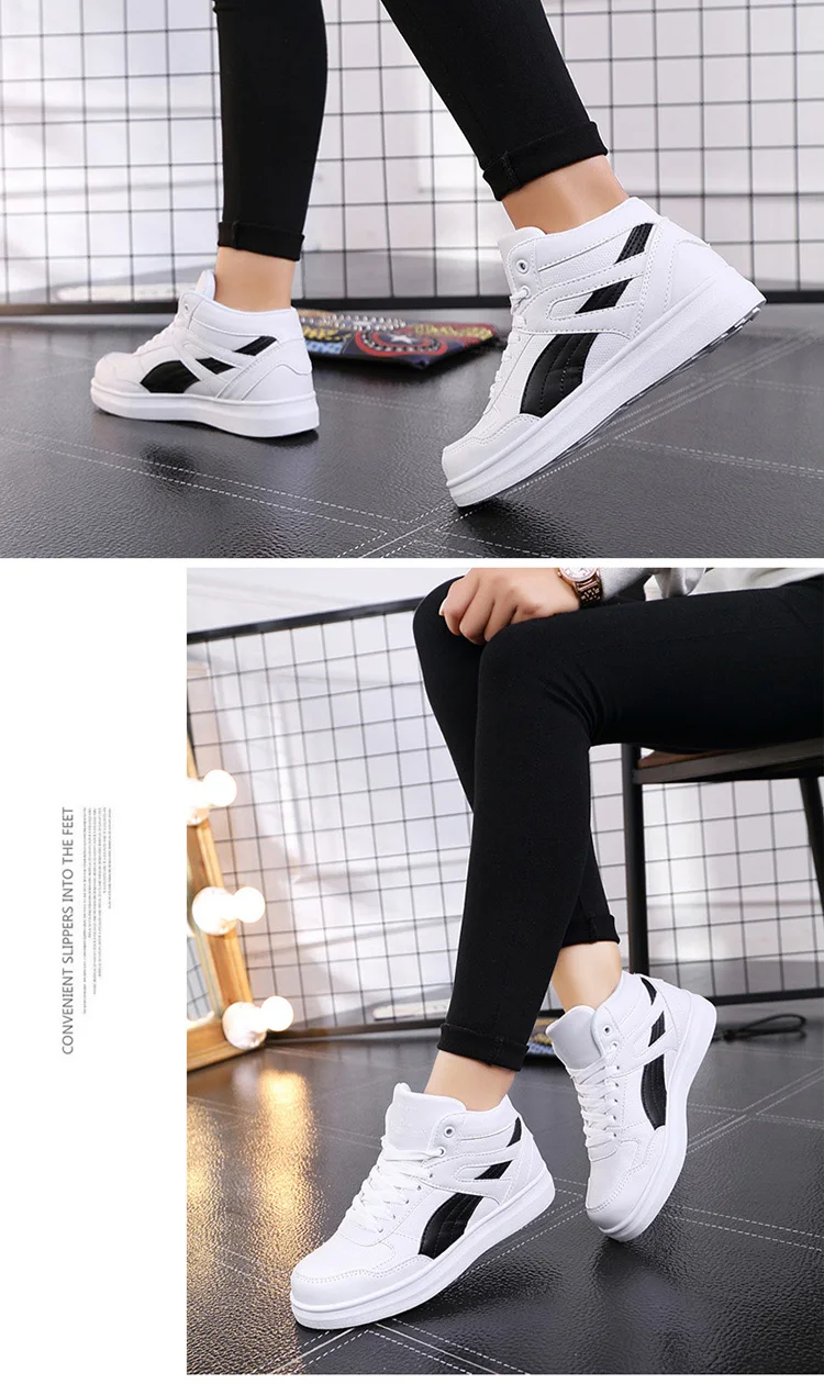 Spring Fashion Casual Shoes Men White Sneakers Breathable High top Flats Skateboarding Shoes 2025 New Unisex man shoes