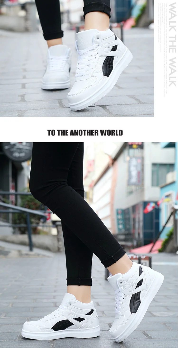Spring Fashion Casual Shoes Men White Sneakers Breathable High top Flats Skateboarding Shoes 2025 New Unisex man shoes