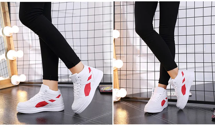 Spring Fashion Casual Shoes Men White Sneakers Breathable High top Flats Skateboarding Shoes 2025 New Unisex man shoes