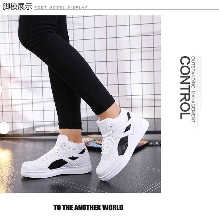 Spring Fashion Casual Shoes Men White Sneakers Breathable High top Flats Skateboarding Shoes 2025 New Unisex man shoes