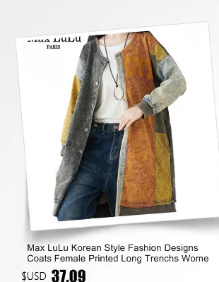 Amax luluE 2024 Autumn Korean Luxury Brand Ladies Vintage Demin Coats Women Casual Printed Trenches Hooded Oversized Windbreaker