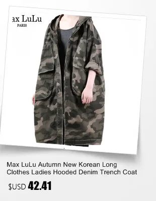 Amax luluE 2024 Autumn Korean Luxury Brand Ladies Vintage Demin Coats Women Casual Printed Trenches Hooded Oversized Windbreaker