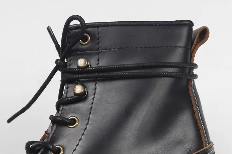 P001 Red Tornado Men's Genuine Cow Leather Motorcycle High Heel Casual Rider Footwear Cowhide Good Quality Goodyear Welted Boots