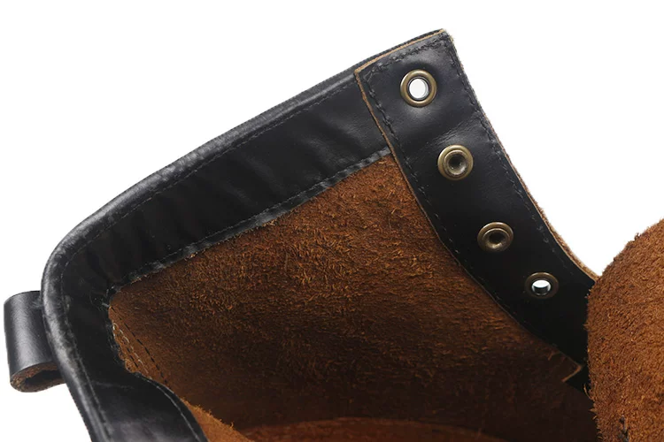 P001 Red Tornado Men's Genuine Cow Leather Motorcycle High Heel Casual Rider Footwear Cowhide Good Quality Goodyear Welted Boots