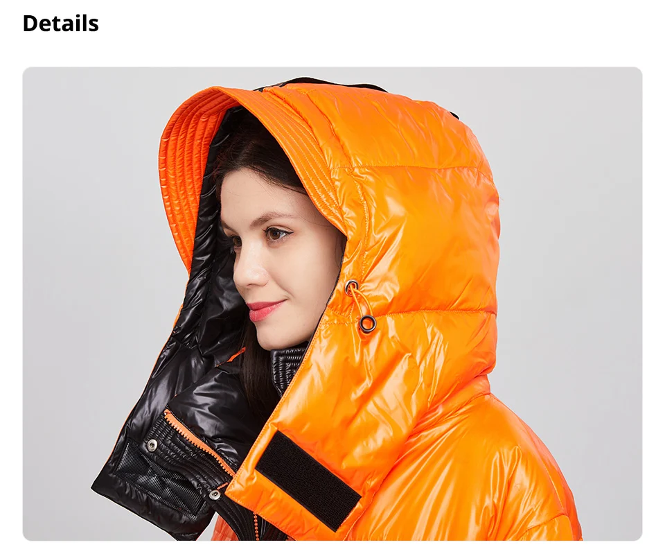 GASMAN 2022 Parka hooded thick winter women jacket fashion Women coat brand zipper outwear Female solid autumn puffer jacket 213