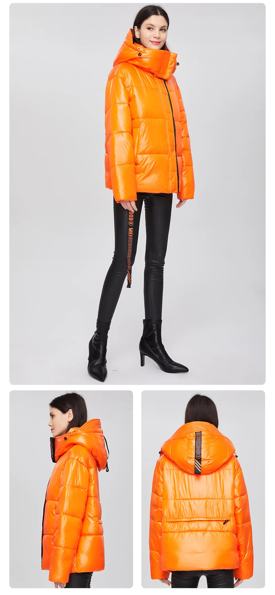 GASMAN 2022 Parka hooded thick winter women jacket fashion Women coat brand zipper outwear Female solid autumn puffer jacket 213