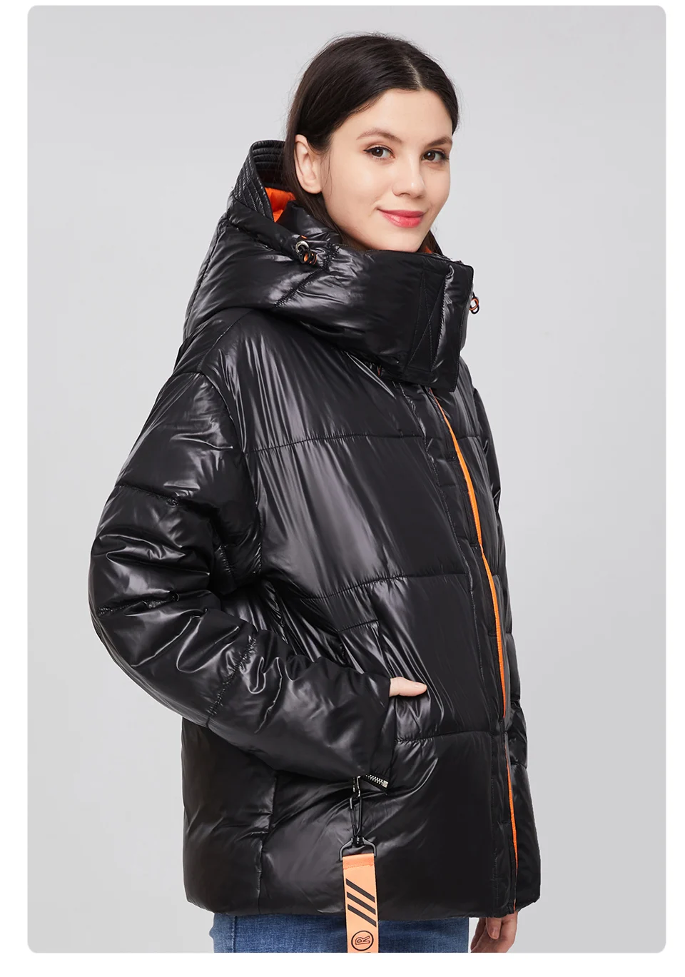 GASMAN 2022 Parka hooded thick winter women jacket fashion Women coat brand zipper outwear Female solid autumn puffer jacket 213