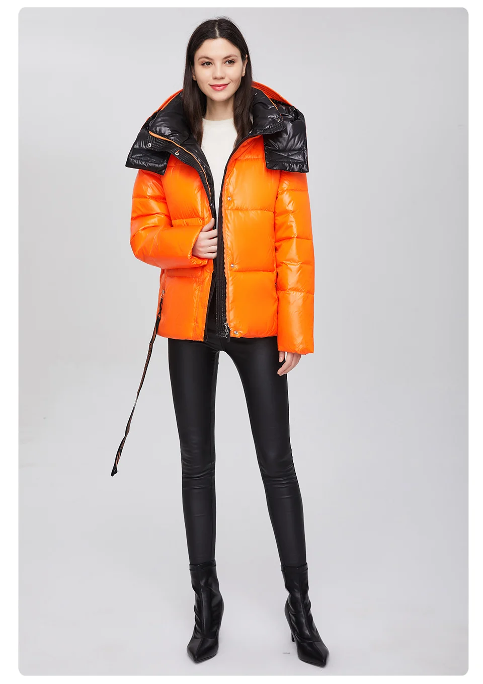 GASMAN 2022 Parka hooded thick winter women jacket fashion Women coat brand zipper outwear Female solid autumn puffer jacket 213