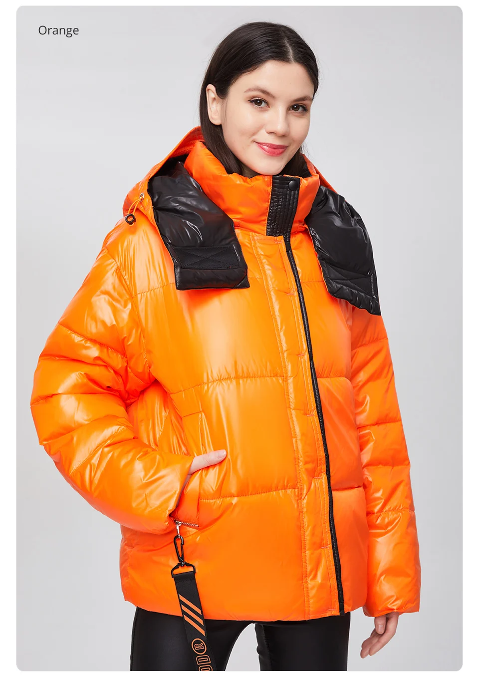 GASMAN 2022 Parka hooded thick winter women jacket fashion Women coat brand zipper outwear Female solid autumn puffer jacket 213