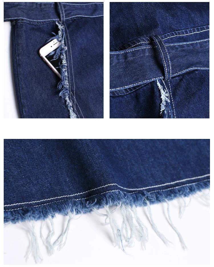 Amax LuluE Korean Luxury Fashion Spring Women Vintage Denim Vest Dress Ladies Casual Sleeveless Vestido Female Oversized Clothes