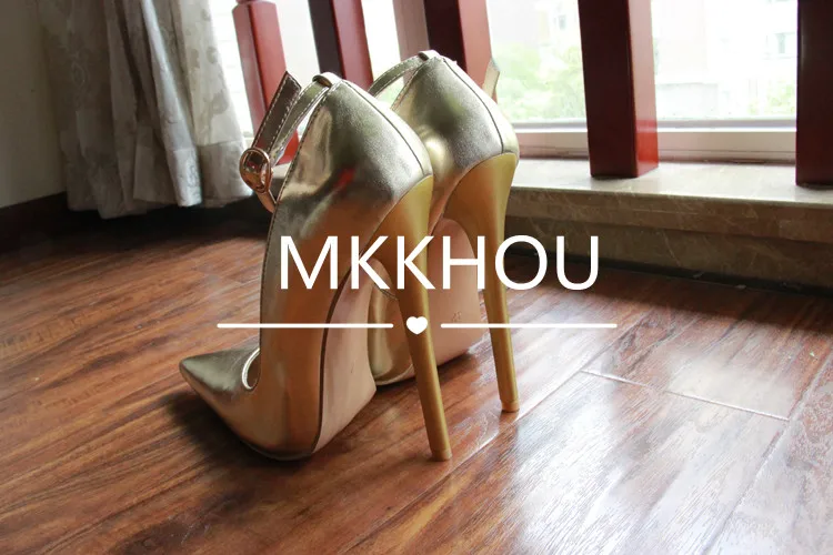 MKKHOU Fashion Single Shoes Women New Four Seasons Shoes High Heels Original Design Simple Yellow Pumps 15cm Sexy Ladies Shoes