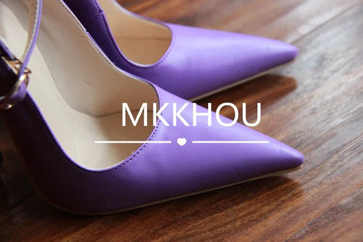 MKKHOU Fashion Single Shoes Women New Four Seasons Shoes High Heels Original Design Simple Yellow Pumps 15cm Sexy Ladies Shoes