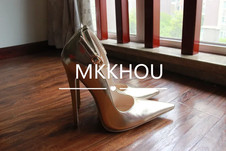 MKKHOU Fashion Single Shoes Women New Four Seasons Shoes High Heels Original Design Simple Yellow Pumps 15cm Sexy Ladies Shoes