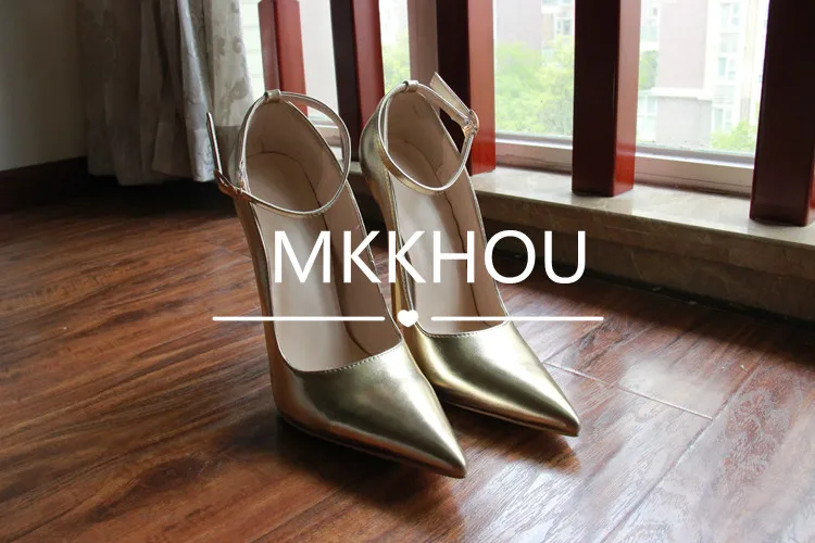 MKKHOU Fashion Single Shoes Women New Four Seasons Shoes High Heels Original Design Simple Yellow Pumps 15cm Sexy Ladies Shoes