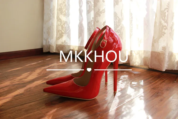 MKKHOU Fashion Single Shoes Women New Four Seasons Shoes High Heels Original Design Simple Yellow Pumps 15cm Sexy Ladies Shoes