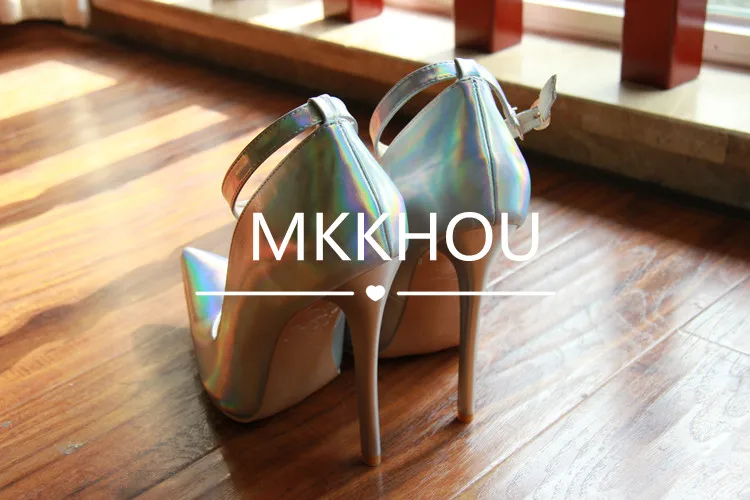 MKKHOU Fashion Single Shoes Women New Four Seasons Shoes High Heels Original Design Simple Yellow Pumps 15cm Sexy Ladies Shoes