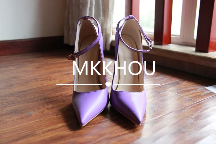MKKHOU Fashion Single Shoes Women New Four Seasons Shoes High Heels Original Design Simple Yellow Pumps 15cm Sexy Ladies Shoes