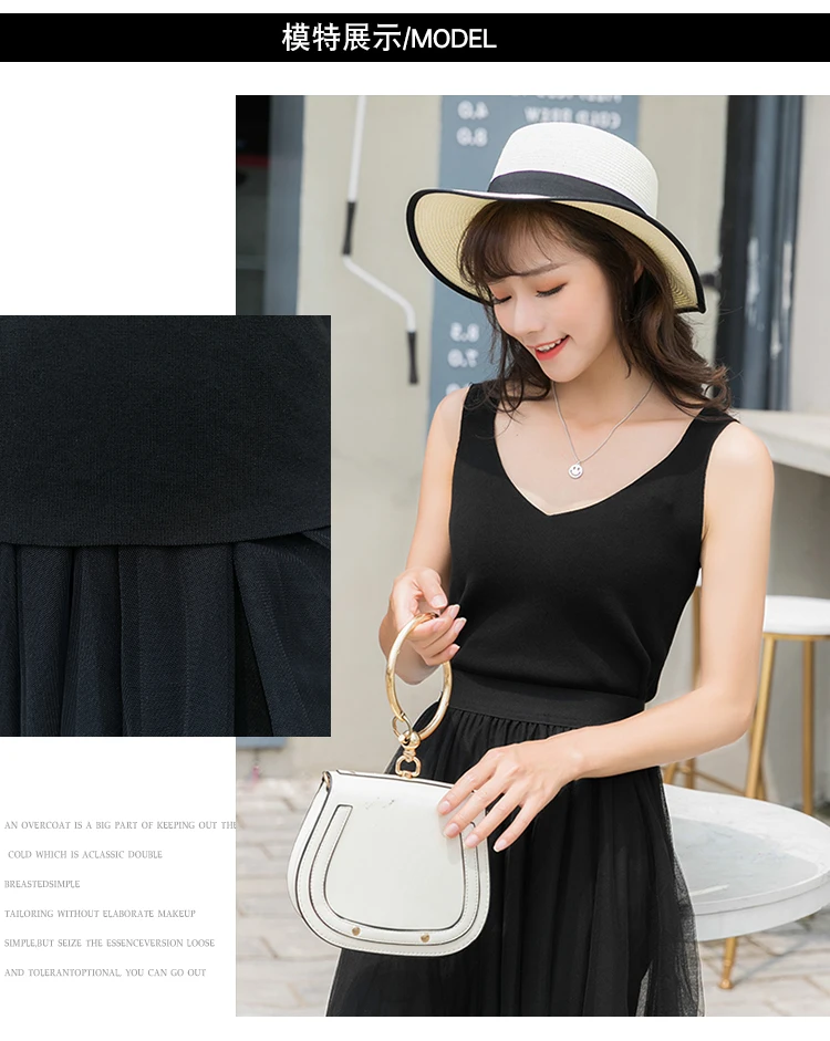 Knitted Women Tank Top Underwear Sexy Padded V Neck Backless Crop Tops Camisole Female Sleeveless Solid Intimate Lingerie Tops