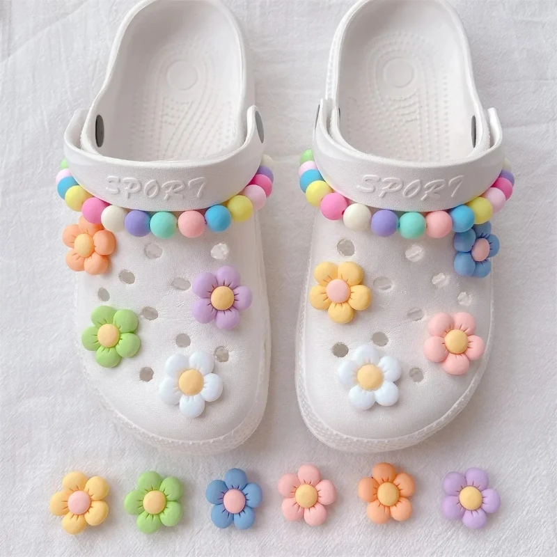 DIY Garden Shoe Charm Set for Kids - Hole Shoe Buckle Decoration Accessories Girls Party Gift Charms