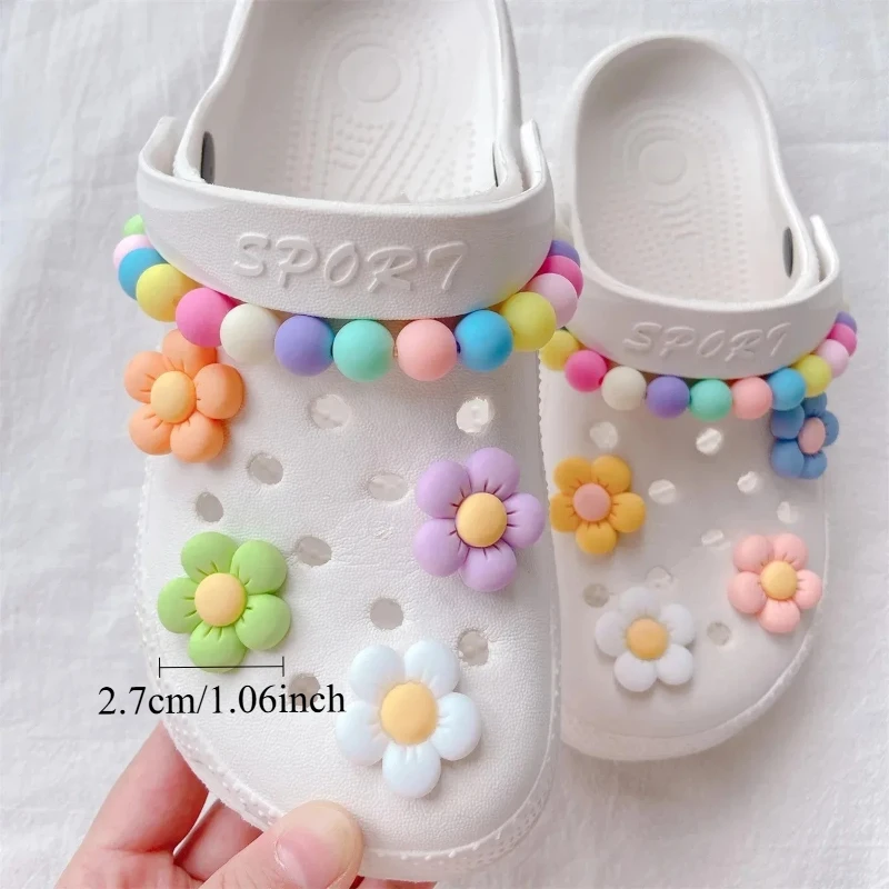 DIY Garden Shoe Charm Set for Kids - Hole Shoe Buckle Decoration Accessories Girls Party Gift Charms