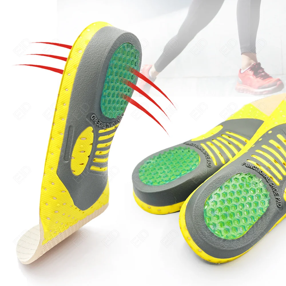 EiD Best Orthotic Gel Insoles Orthopedic Flat Foot Health Sole Pad For Shoes Insert Arch Support Pad For Plantar fasciiti Unisex