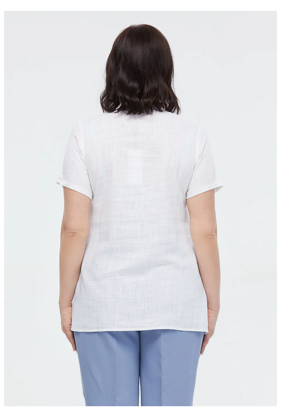Astrid Summer Women's T-shirt 2023 Cotton Linen Top Female Oversized Short Sleeve Tee Colorful Sequins Button Fashion Clothing