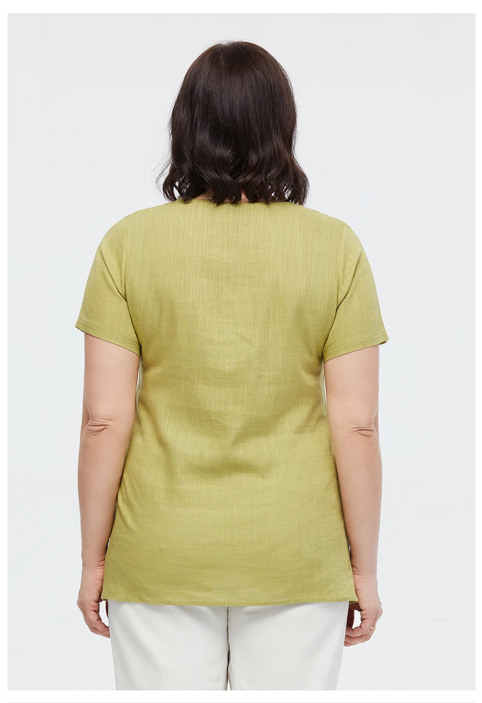 Astrid Summer Women's T-shirt 2023 Cotton Linen Top Female Oversized Short Sleeve Tee Colorful Sequins Button Fashion Clothing