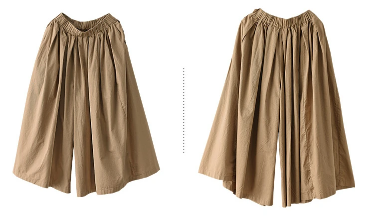 Amax LuluE Fall 2025 Womens Fashion Loose Leisure Cotton Wide Pants Luxury Females Korean Style Classic Trousers Vintage Clothes