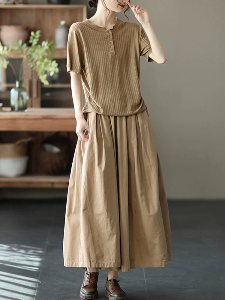 Amax LuluE Fall 2025 Womens Fashion Loose Leisure Cotton Wide Pants Luxury Females Korean Style Classic Trousers Vintage Clothes