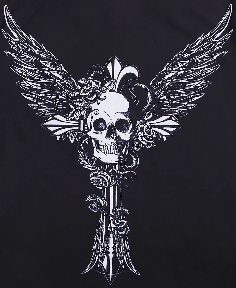 New Women Gothic 3d Skull Printed Hoodie Coat Black Long Sleeves Zip Up Loose Casual Hooded Jacket Aldult Darkness Sweatshirt