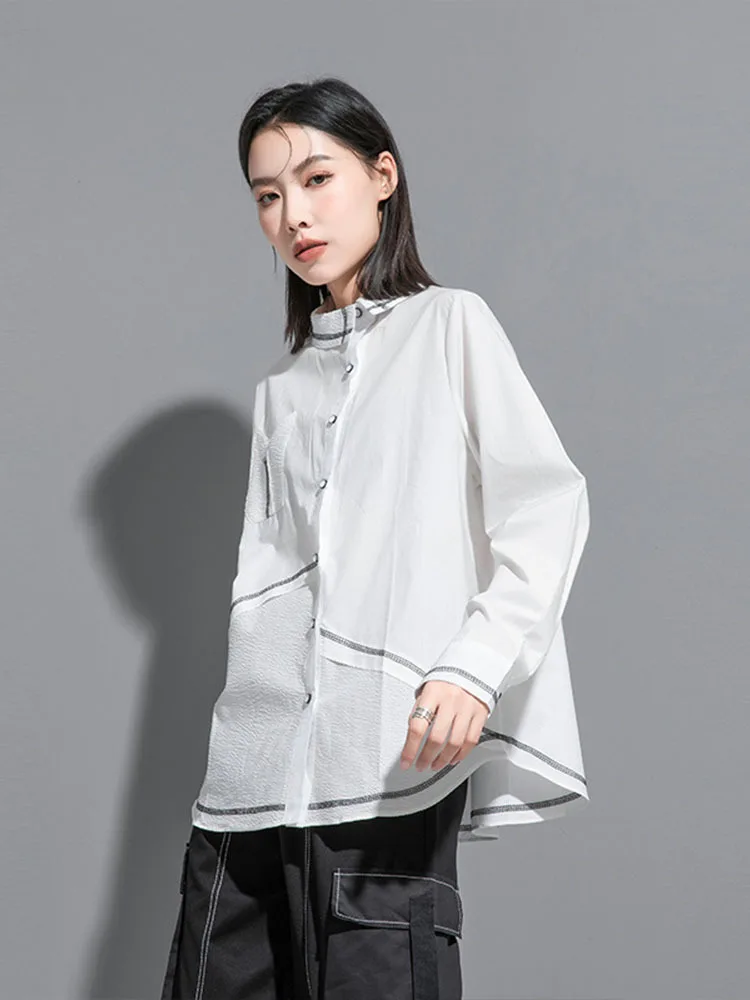 Amax luluE 2023 Punk Streetwear Japanese Womens Fashion Loose Casual Shirts Females Luxury Vintage Classic Blouses Harajuku Tops