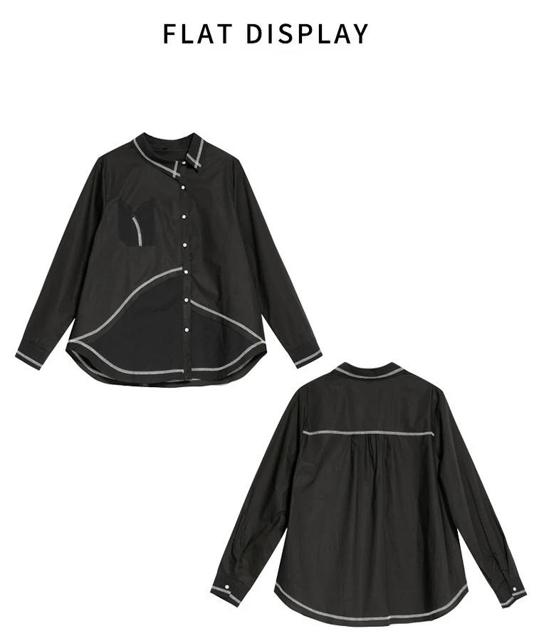 Amax luluE 2023 Punk Streetwear Japanese Womens Fashion Loose Casual Shirts Females Luxury Vintage Classic Blouses Harajuku Tops
