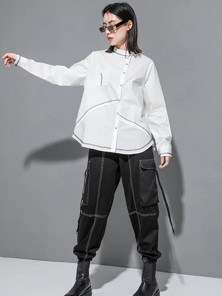 Amax luluE 2023 Punk Streetwear Japanese Womens Fashion Loose Casual Shirts Females Luxury Vintage Classic Blouses Harajuku Tops