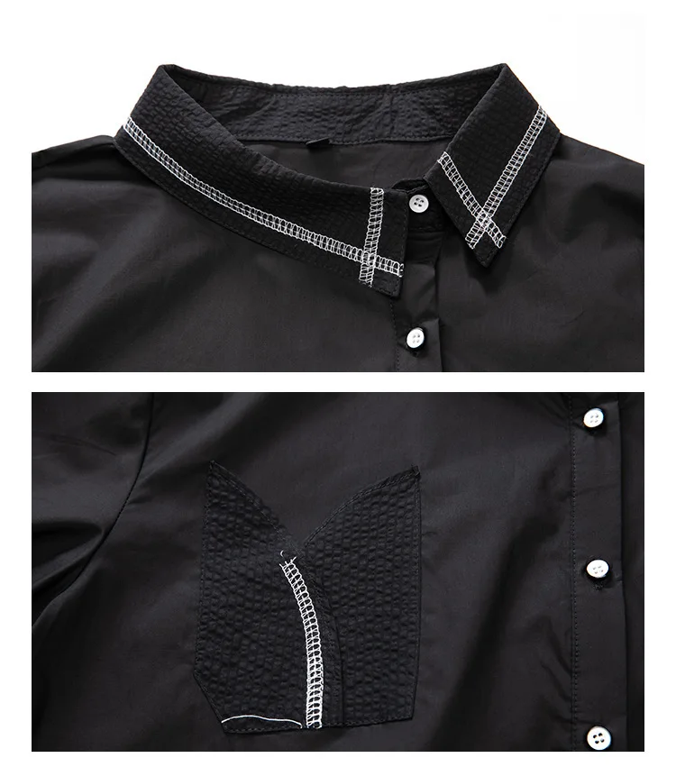 Amax luluE 2023 Punk Streetwear Japanese Womens Fashion Loose Casual Shirts Females Luxury Vintage Classic Blouses Harajuku Tops