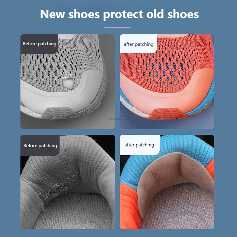 Insoles Heel Repair Subsidy Sticky Shoes Hole In Cobbler Sticker Back Sneaker Lined With Anti-Wear After Heels Stick Foot Care